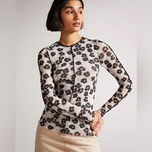 Ted Baker Aubriiy Skinny Jersey Top